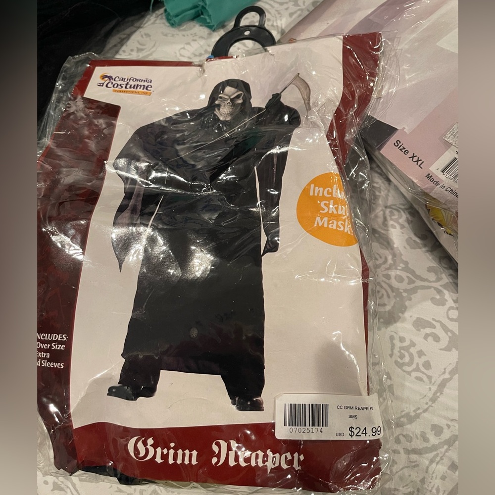 Halloween costume Grim Reaper one size